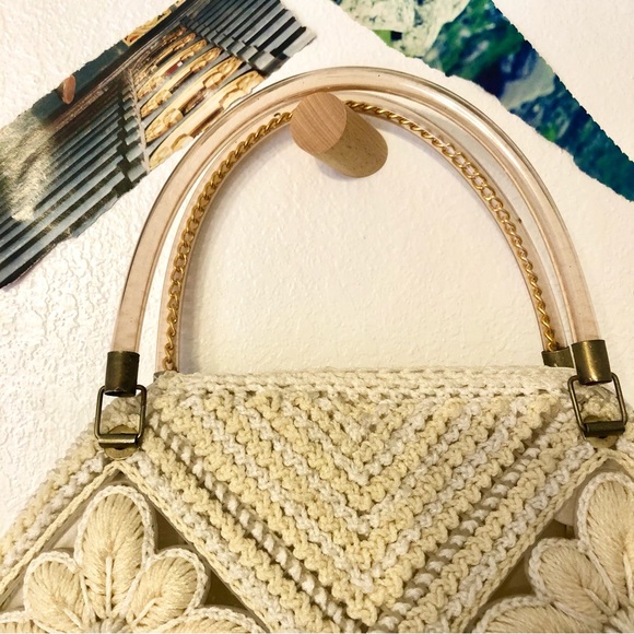 Vintage 1970’s Macrame Handbag - Picture 13 of 16